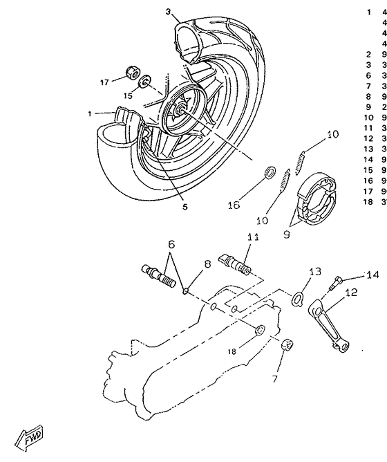 CW50RS Переднее колесо