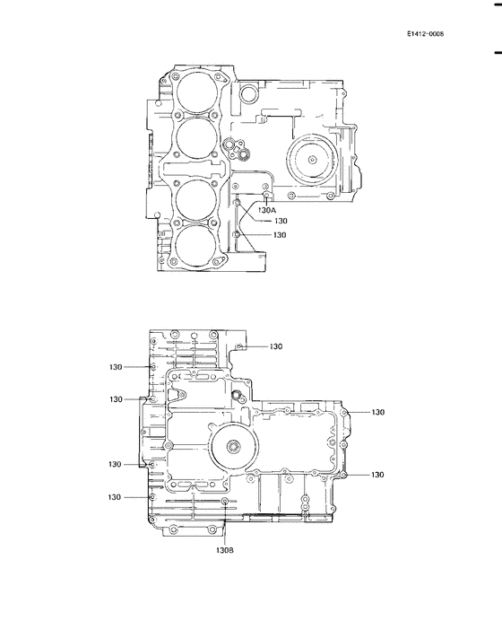 KZ1000 Crankcase bolt & stud pattern