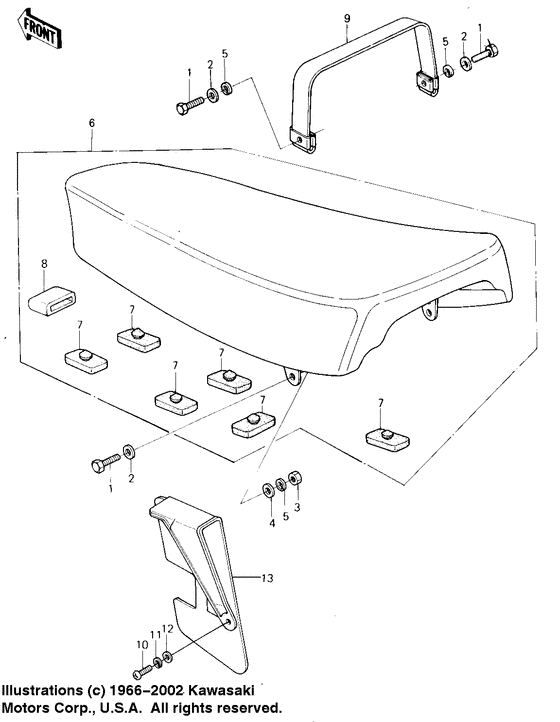 Seat/chain cover