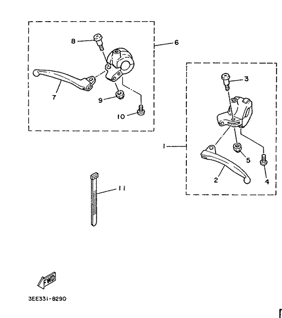 FS1 Handle switch. lever