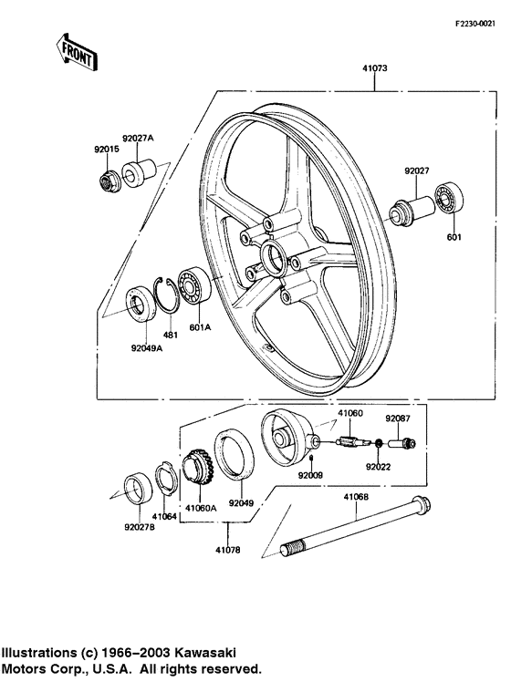 Front wheel/hub