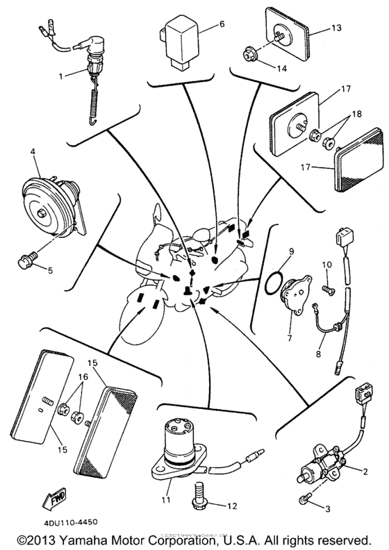 XJ600SH Электрика