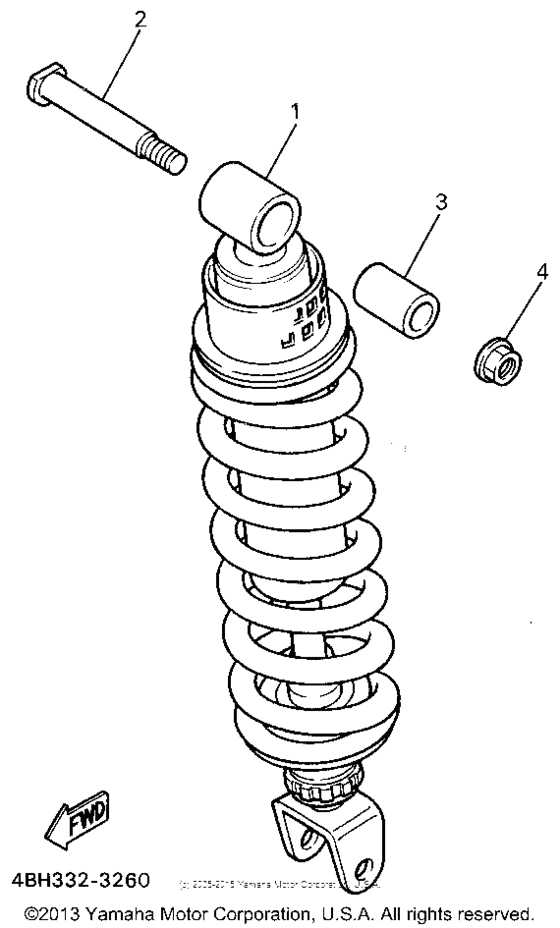GTS1000AFC Задняя подвеска