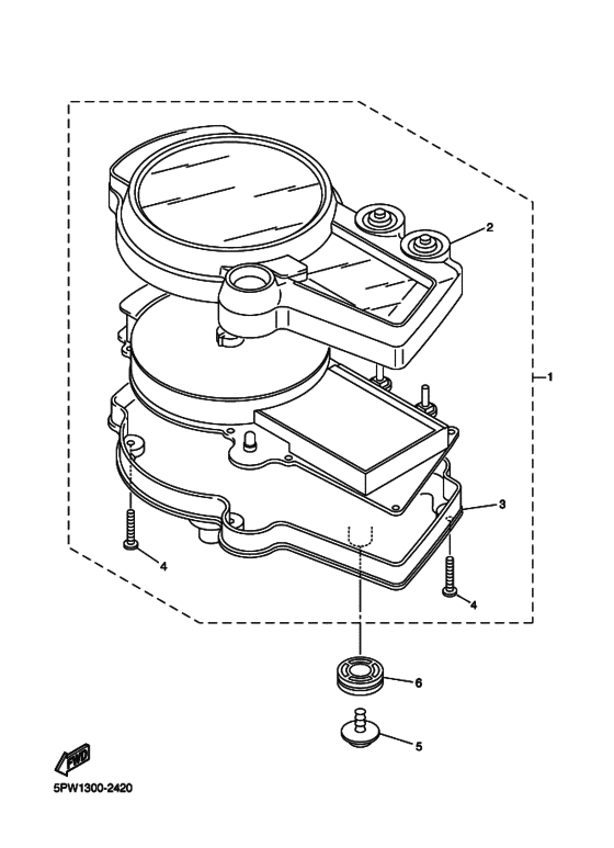 YZF-R1 Измерительный прибор