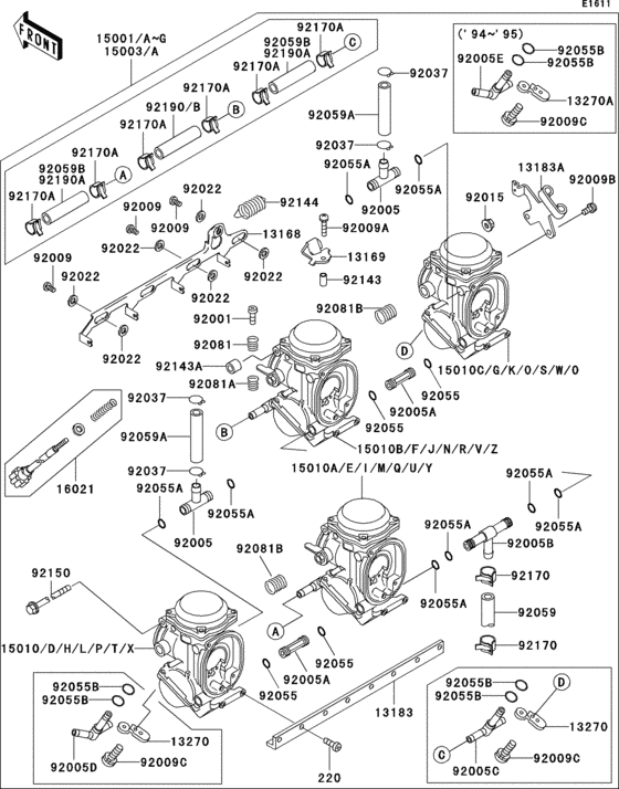 ZX600 Carburetor(1 / 4)
