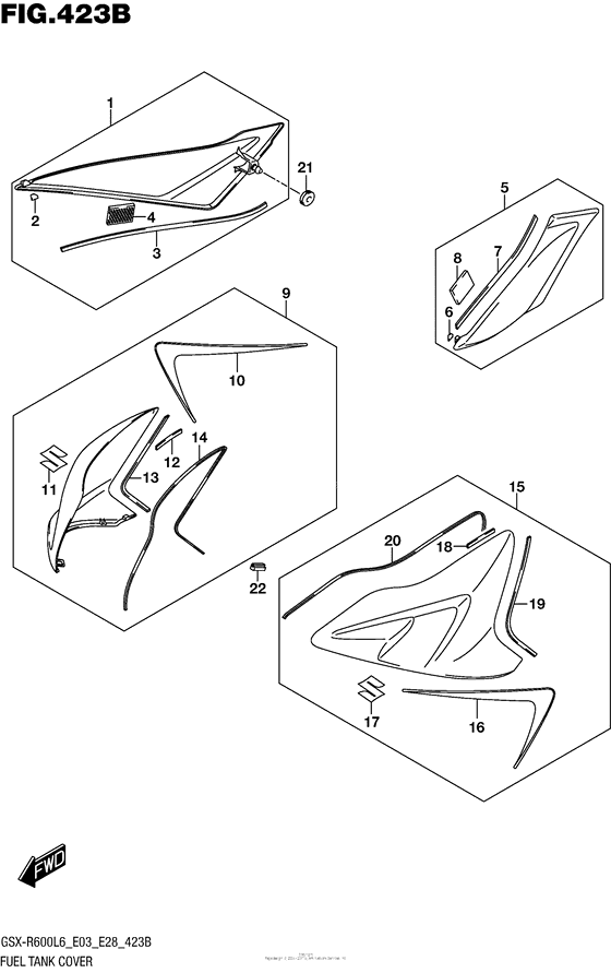 Fuel Tank Cover (Arb)
