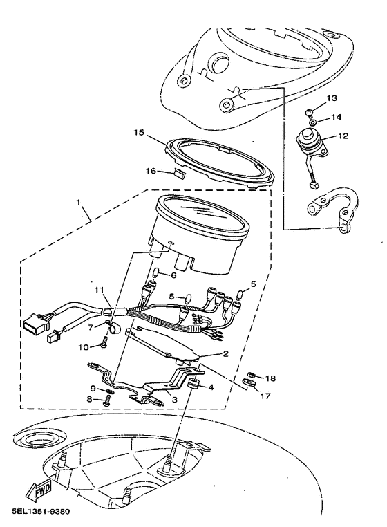 XVS1100 Приборы