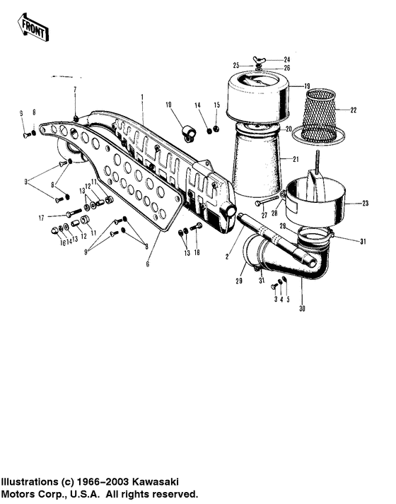 Air cleaner/muffler