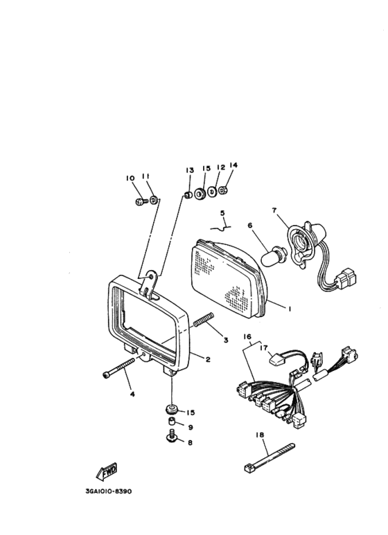 Headlight assy