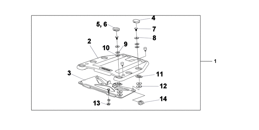 Top box bracket