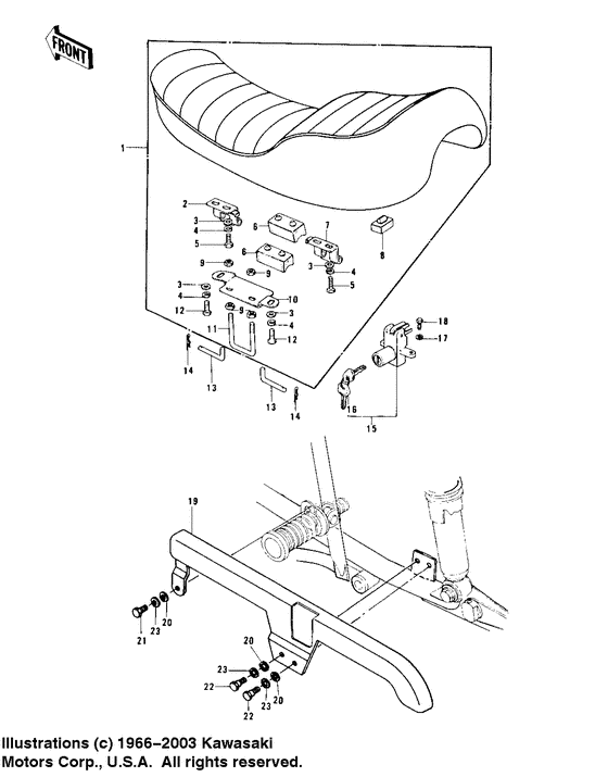 Seat/chain cover