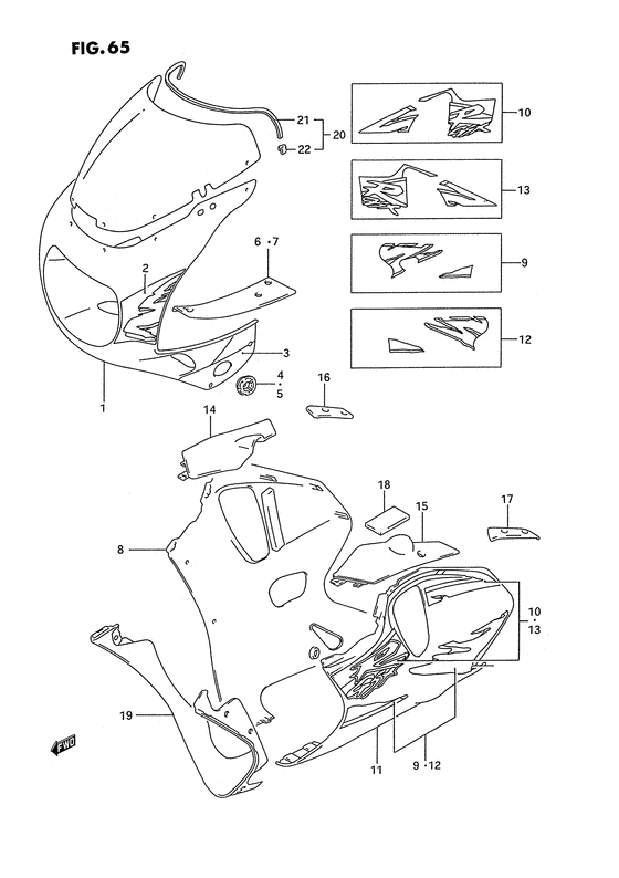 Cowling body