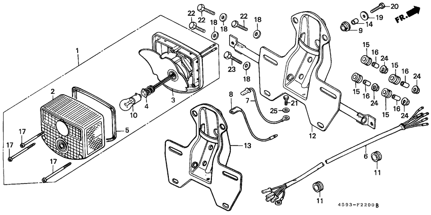 Taillight unit ass`y