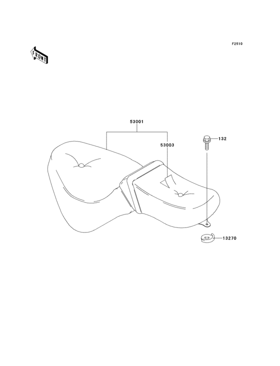 VN400 Сиденье