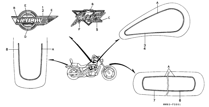 VT1100C Stripe / mark
