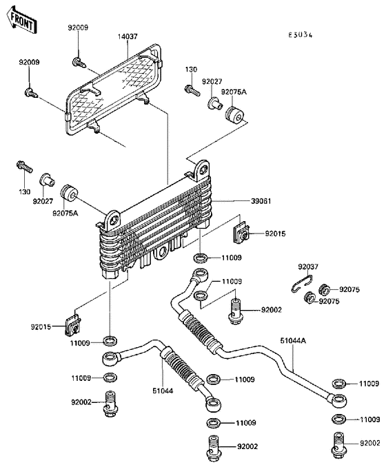 ZG1000 Масляный радиатор
