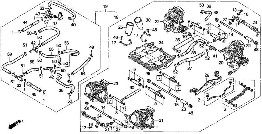 Carburetor assy. 94-97