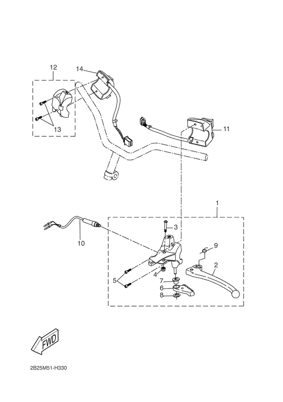Handle switch & lever