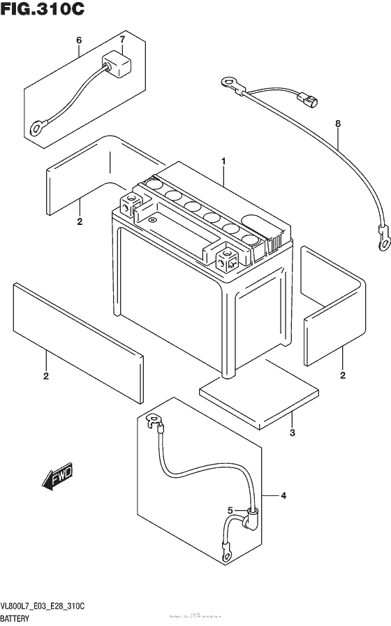 Battery (Vl800L7 E33)