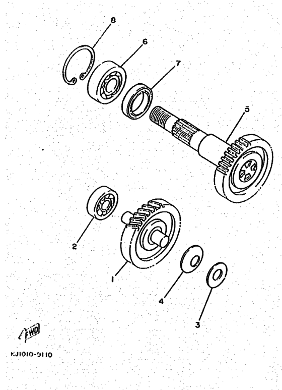 YM50 Трансмиссия