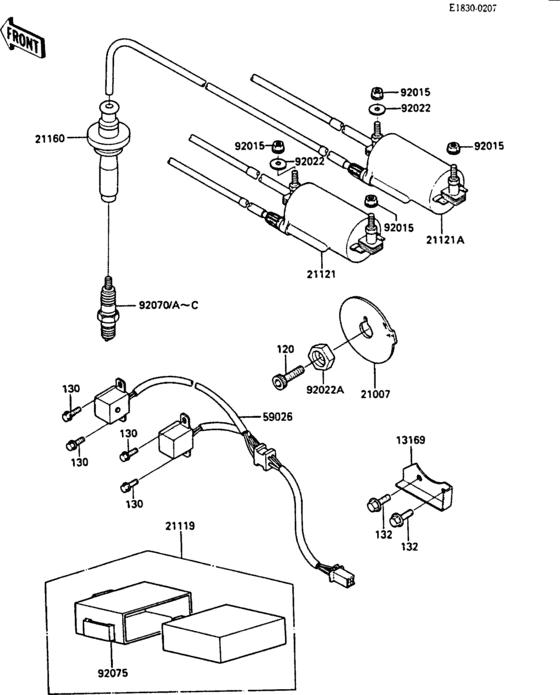 ZG1000 Система зажигания
