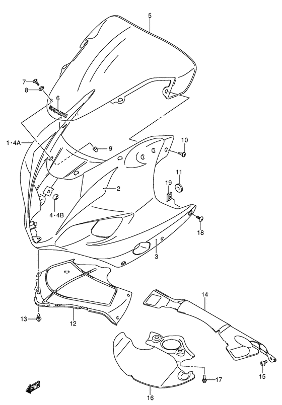 Cowling body