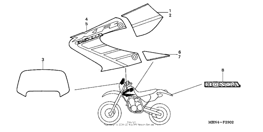 XR650R Stripes ('02)