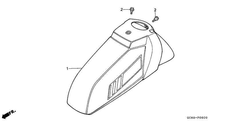 NH80 Переднее крыло