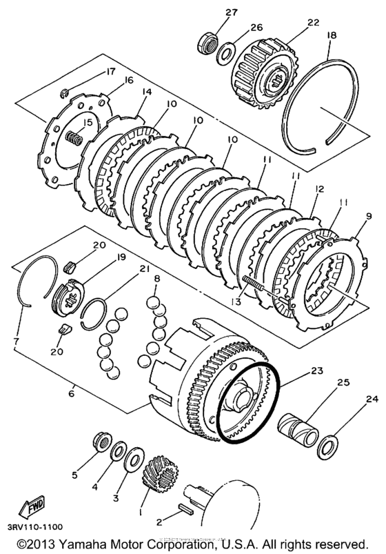 PW80L1 Сцепление