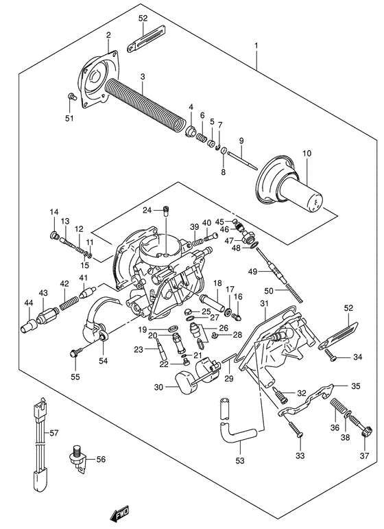Carburetor assy
