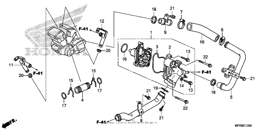 VT1300CS Водяной насос