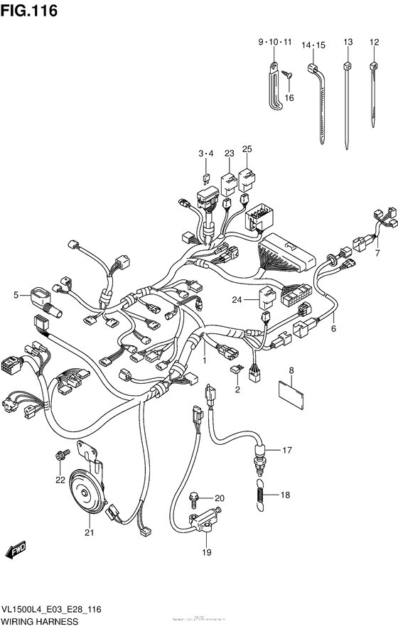 Wiring Harness (Vl1500L4 E33)