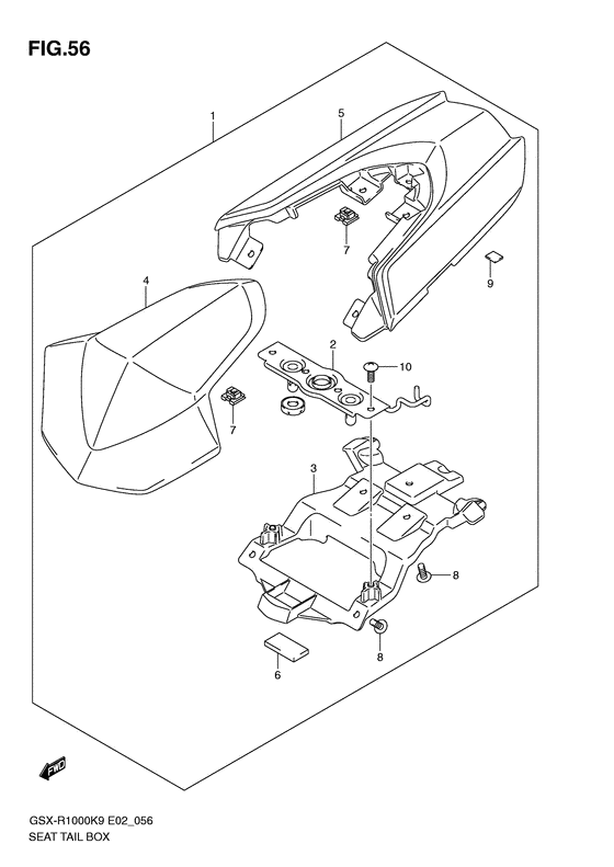 Seat tail box