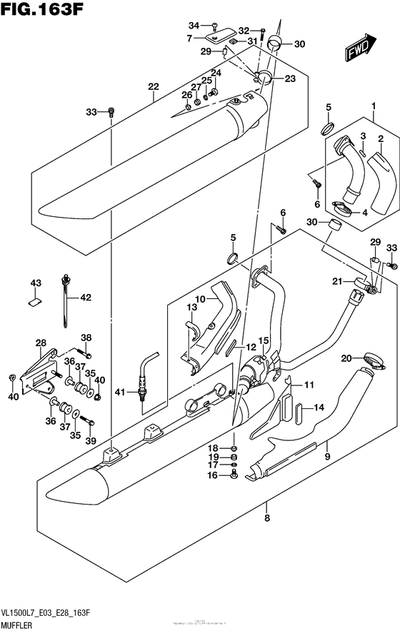 Muffler (Vl1500Tl7 E28)