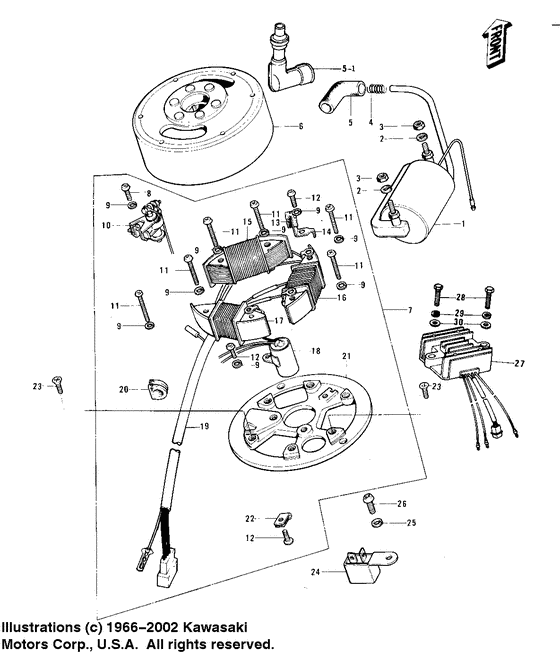 Ignition/generator/regulator