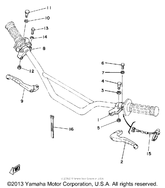 Handle switch - lever