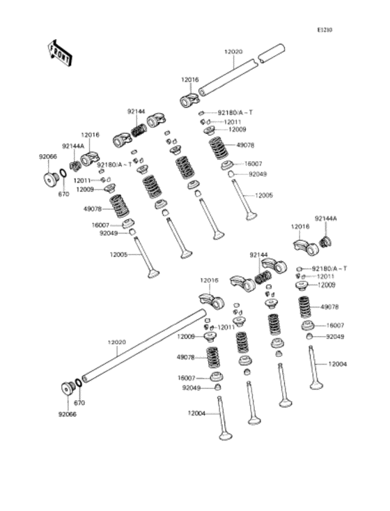 Rocker arms/valves