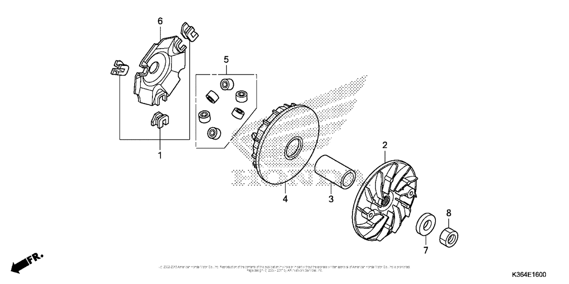 PCX150 Вариатор