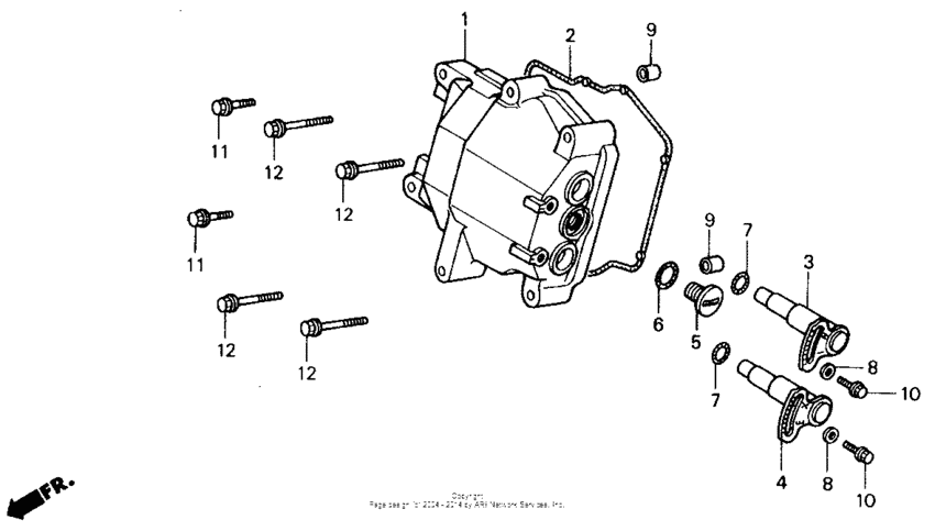 CH250 Крышка головки цилиндров