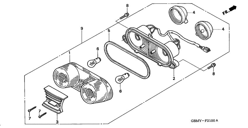 Taillight unit ass`y
