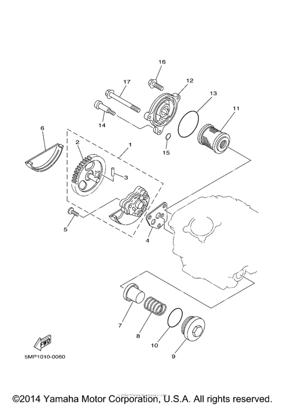 XT225RC Масляный насос