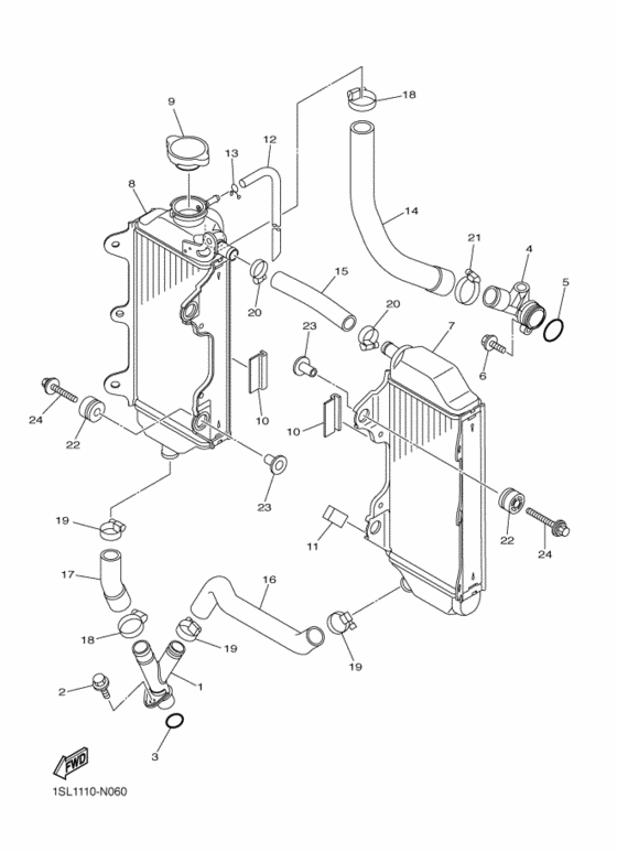Radiator & hose