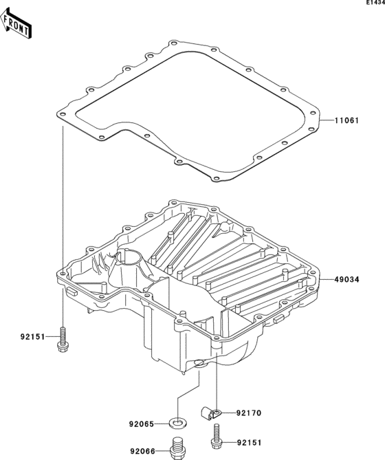 ZR750 Маслянный поддон