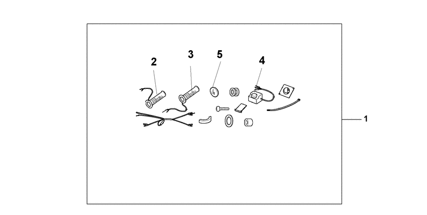 NES150 Grip heater sc,bs