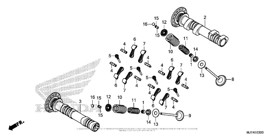  Camshaft + Valve (Fr.)