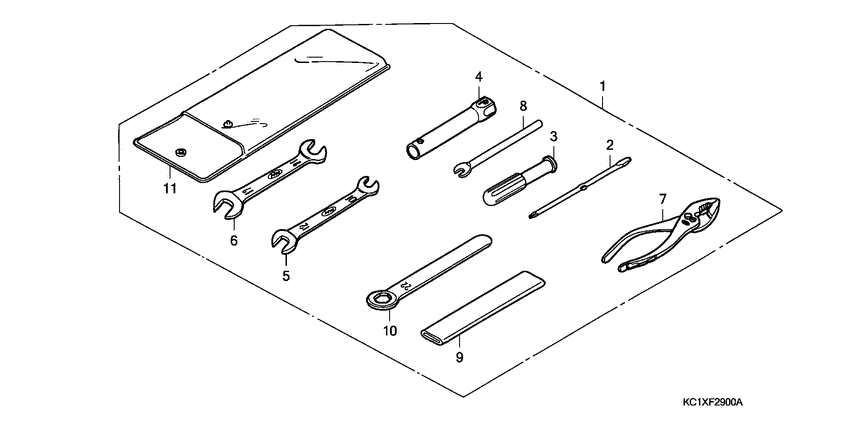CB125T Инструмент