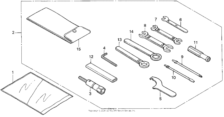 VF750CD Инструмент