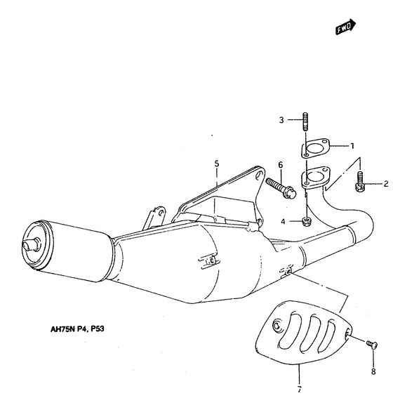 Muffler comp