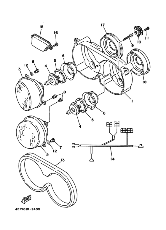 Headlight assy