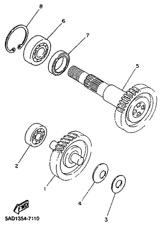 YN50R Трансмиссия
